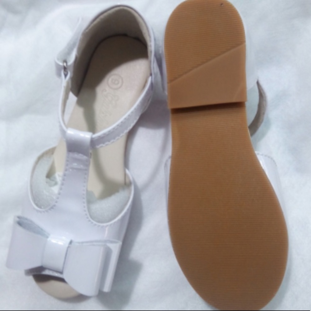 Leather  Aqua Bow Sandal Fully Lined - Picture 3 of 5